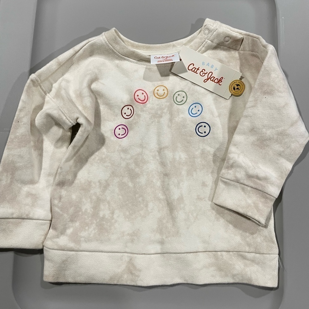 NWT Smilie crew neck